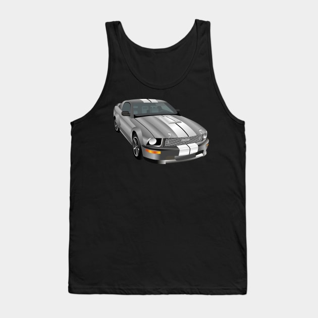 Shelby Mustang Car Tank Top by Pet & Nature Lovers